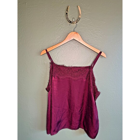 FOREVER 21 Tops - Forever 21 oxblood layering cami 3x soft and sexy whimsigoth